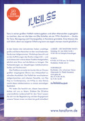 Jubilée – Flyer Rückseite