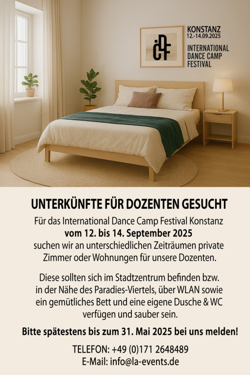 Gastgeber für IDCF Dozenten gesucht!